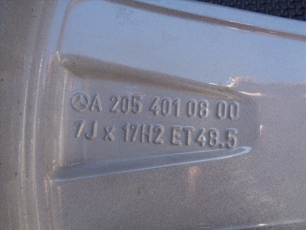 Mercedes gyári alufelni 17-es, szenzorral, grafit-polir újszerűen eladó.  7. kép