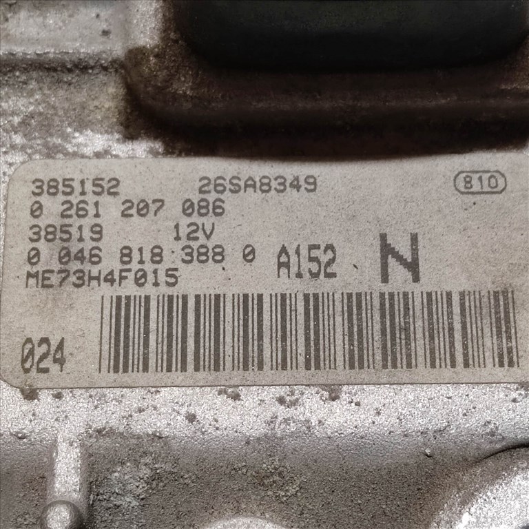Fiat Stilo 2001-2003 1,2 16v benzin motorvezérlő szett 0261207086 , 46818388 , 51708059 2. kép