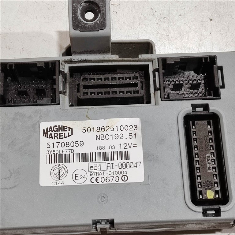 Fiat Stilo 2001-2003 1,2 16v benzin motorvezérlő szett 0261207086 , 46818388 , 51708059 4. kép