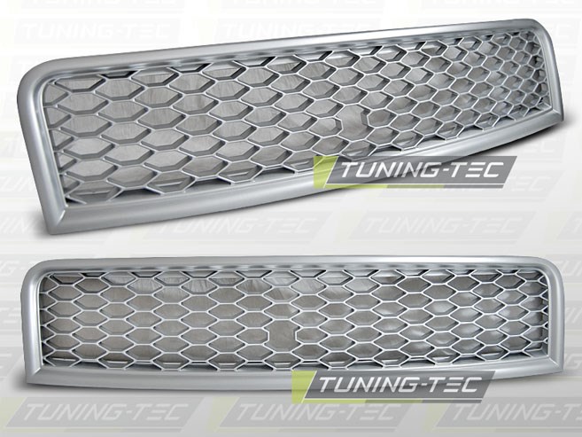 GRILL AUDI A4 (B6) RS-TYPE 10.00-10.04 MATT SILVER  Tuning-Tec Hűtőrács 1. kép