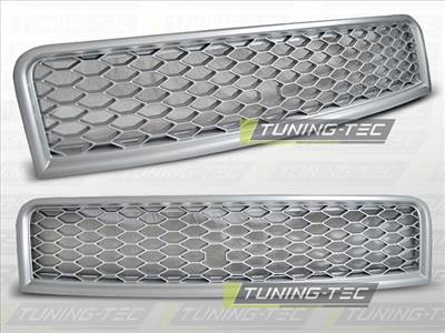 GRILL AUDI A4 (B6) RS-TYPE 10.00-10.04 MATT SILVER  Tuning-Tec Hűtőrács