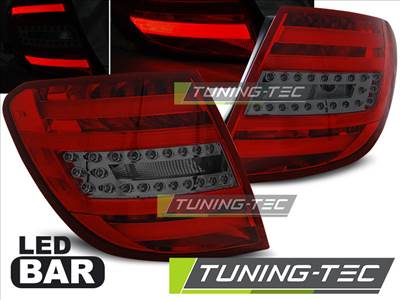 MERCEDES C-KLASA W204 KOMBI 07-10 RED SMOKE LED BAR Tuning-Tec Hátsó Lámpa