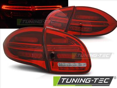 PORSCHE CAYENNE 10-15 RED WHITE FULL LED Tuning-Tec Hátsó Lámpa