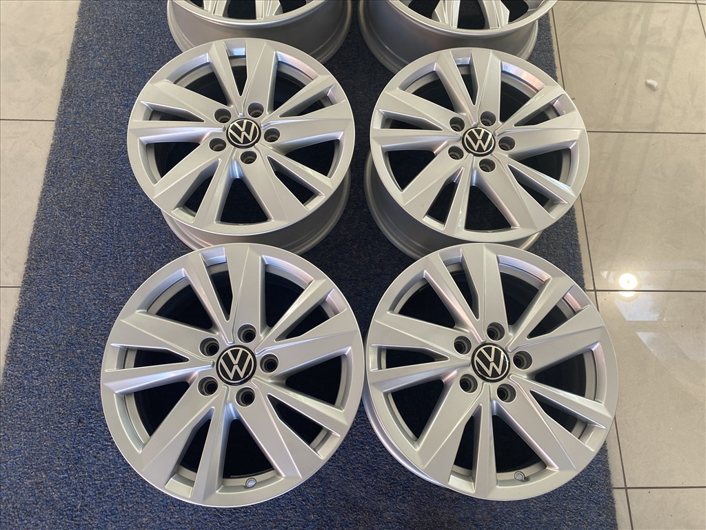 (3757) Volkswagen 16 gyári alufelni felni, 5x112, Golf Caddy Touran 3. kép