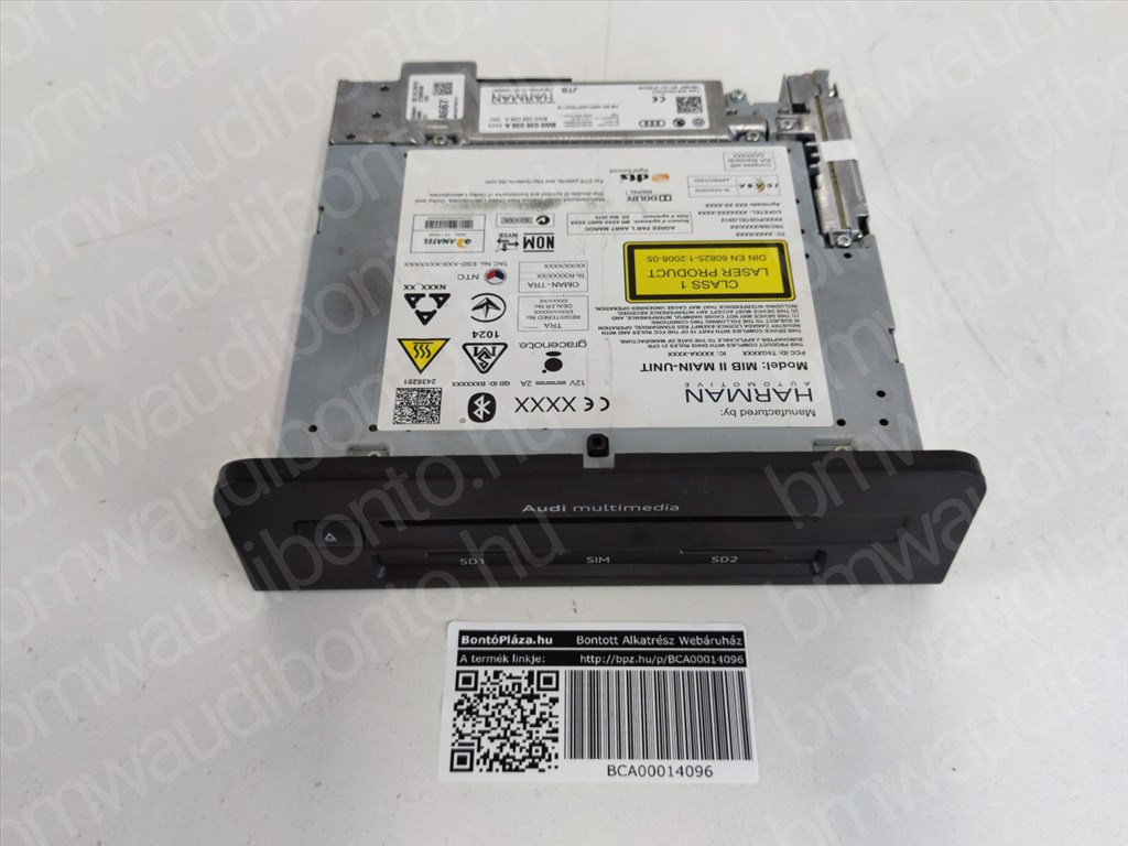 AUDI A4 B9 (8W2, 8WC) Navigáció vezérlőegység/modul (8W0035036A) 4. kép