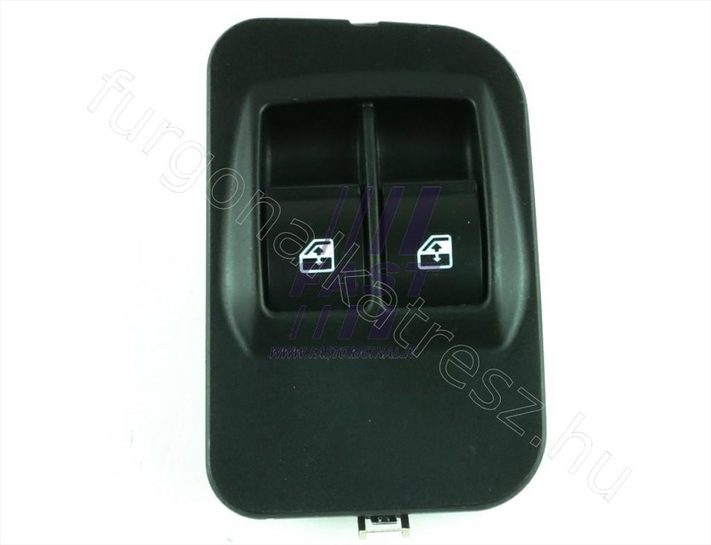 Ablakemelő gomb 07> bal - FIORINO, QUBO, NEMO, BIPPER - FT91954, 735461275 -  - Fastoriginal Utángyártott új 735461275 2. kép
