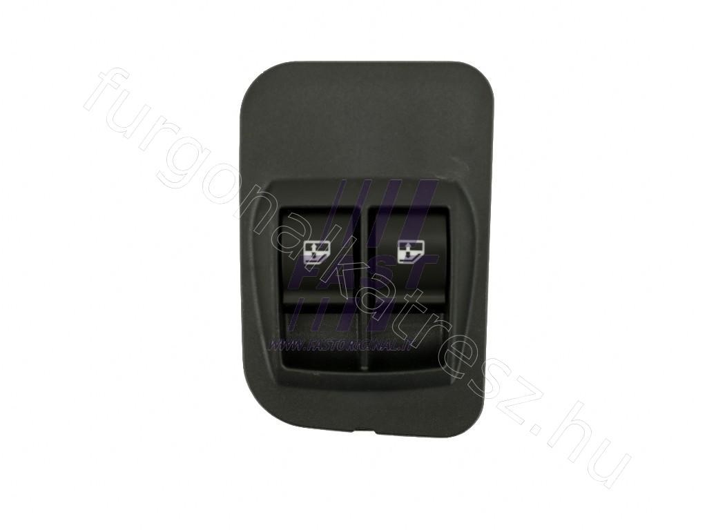 Ablakemelő gomb 07> bal - FIORINO, QUBO, NEMO, BIPPER - FT91954, 735461275 -  - Fastoriginal Utángyártott új 735461275 4. kép