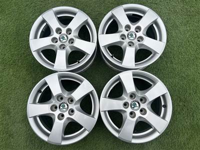 5x100 14" Skoda gyári alufelni 6Jx14h2 ET43