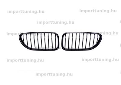 BMW 6 F13 F12 F06 2011-2018 Single Line Matt Fekete Hűtőrács