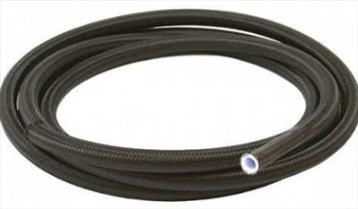  AN6 PTFE teflonbelsős üzemanyag-olaj tömlő (SPD) - Black Nylon