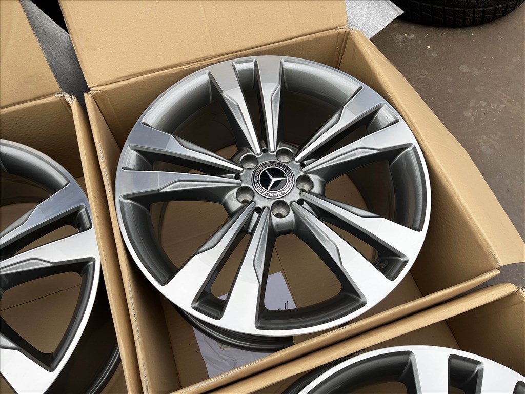 Mercedes W222 19" 5x112 gyári bicolor alufelni 19 coll W212 W213 W218 4. kép