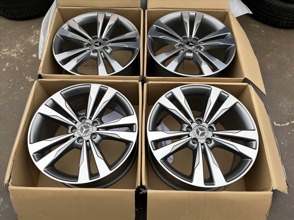 Mercedes W222 19" 5x112 gyári bicolor alufelni 19 coll W212 W213 W218 5. kép