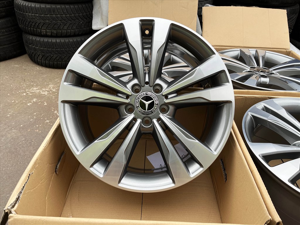 Mercedes W222 19" 5x112 gyári bicolor alufelni 19 coll W212 W213 W218 6. kép