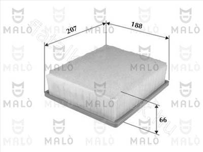 Levegőszűrő Fiat 500X, Renegade - COMPASS, RENEGADE, 500X - AK.150/0549 -  - Akron Utángyártott új 150/0549
