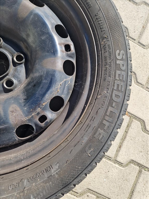  Polo 6R 5x100 15" pótkerék 185/60 r15 (26319) 5. kép