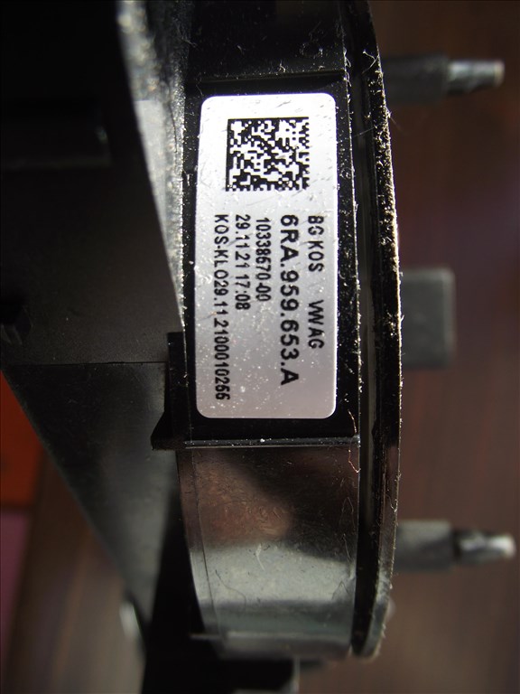 Skoda Kamiq Scala Polo Seat légzsák légzsák átvezető  6ra959653a 2. kép