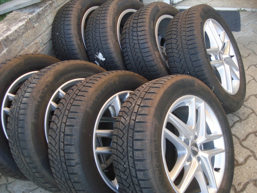 17-es Audi A4 Gyári Alu Felni 5. kép