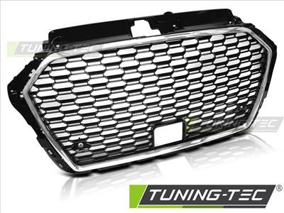 AUDI A3 (8V) 17- RS3 STYLE CHROME BLACK Tuning-Tec Hűtőrács