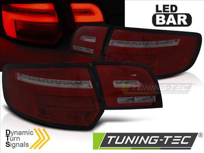AUDI A3 8P 5D SPORTBACK 03-08 RED SMOKE Tuning-Tec Hátsó Lámpa ()
