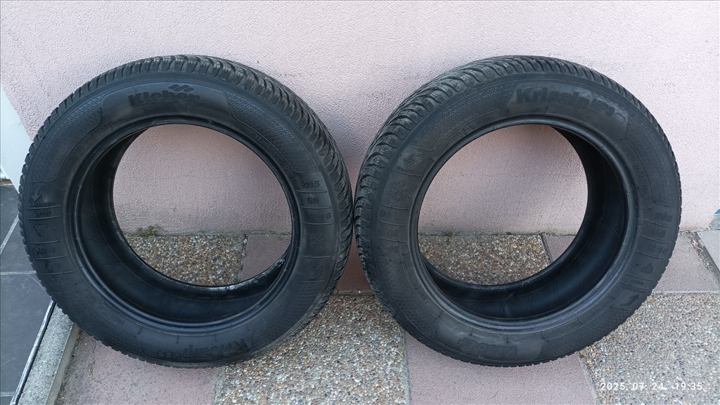 Kleber Krisalp téli 205/60R16 2db téligumi eladó 6mm 1. kép
