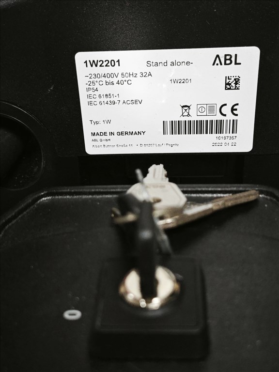 Audi E-tron BMW i ABL eMH1 Wallbox 22 kW-os elektromos töltő 2. kép