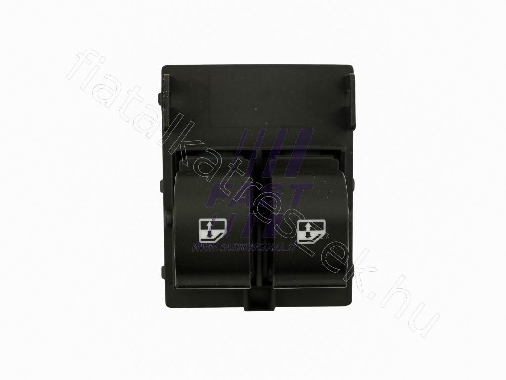 Ablakemelő gomb bal - FIORINO, QUBO, NEMO, BIPPER - FT91937, 735461275 -  - Fastoriginal Utángyártott új 735461275 2. kép