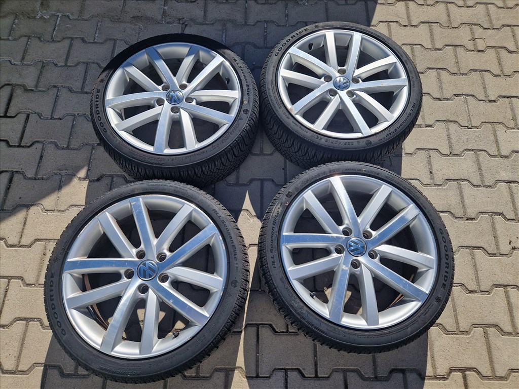  VW Golf 6 stb. 5x112 18" alufelni 225/40 Goodride négyévszakos gumikkal (26318) 2. kép