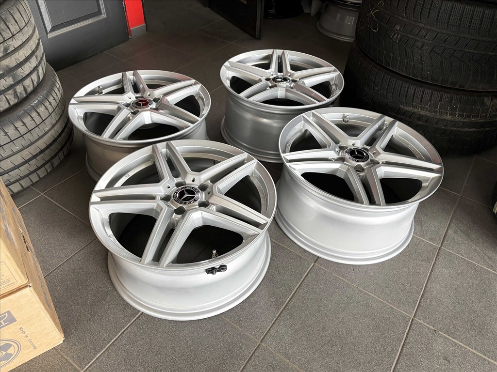 Mercedes AMG Style 18" 5x112 kétszéles alufelni 18 coll W205 W212 W213 7. kép