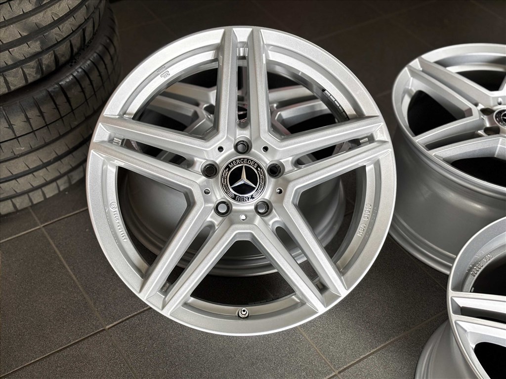 Mercedes AMG Style 18" 5x112 kétszéles alufelni 18 coll W205 W212 W213 8. kép