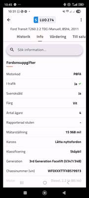 Ford Transit Mk7 Motor  p8fa-22