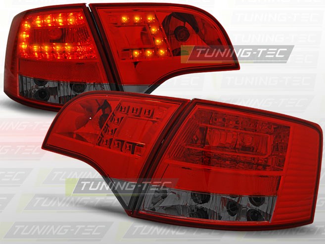 AUDI A4 B7 11.04-03.08 AVANT RED SMOKE LED  Tuning-Tec Hátsó Lámpa 1. kép