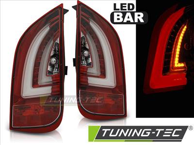 VW UP! 3.11- / SKODA CITIGO 12.11- RED WHITE LED BAR Tuning-Tec Hátsó Lámpa