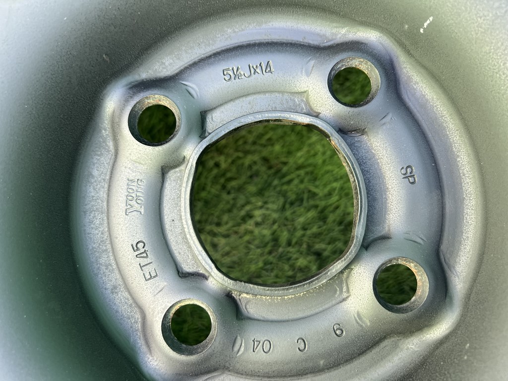 4x100 14" Opel gyári lemezfelni 5,5Jx14h2 ET45 6. kép