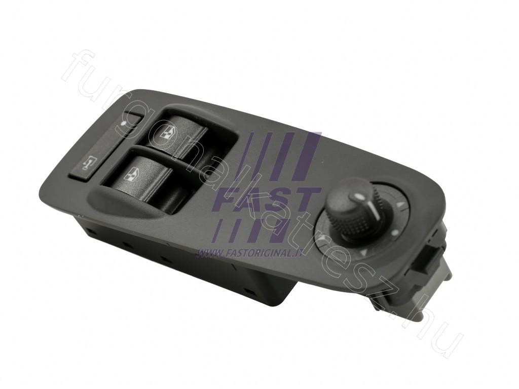 Ablakemelő kapcsoló bal - JUMPER, DUCATO, BOXER - FT82228, 735487423 -  - Fastoriginal Utángyártott új 735487423 2. kép