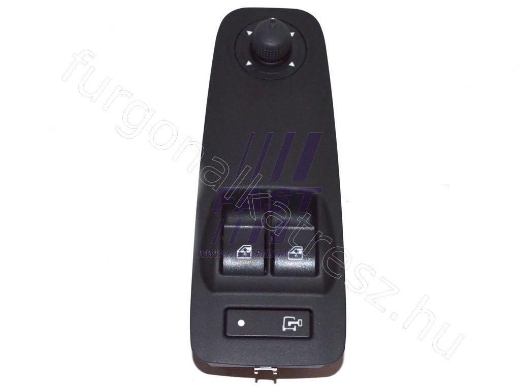 Ablakemelő kapcsoló bal - JUMPER, DUCATO, BOXER - FT82228, 735487423 -  - Fastoriginal Utángyártott új 735487423 3. kép