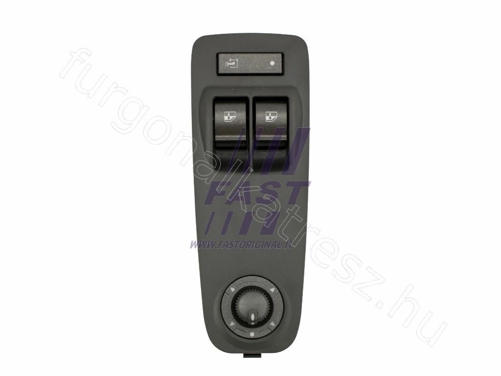 Ablakemelő kapcsoló bal - JUMPER, DUCATO, BOXER - FT82228, 735487423 -  - Fastoriginal Utángyártott új 735487423 5. kép