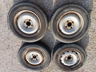 Citroen C3 (2002-2008)  14" 4x108 ET 28  Lemezfelni Garnitúra Gumival 