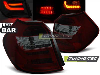 BMW E87 04-08.07 RED SMOKE LED BAR Tuning-Tec Hátsó Lámpa