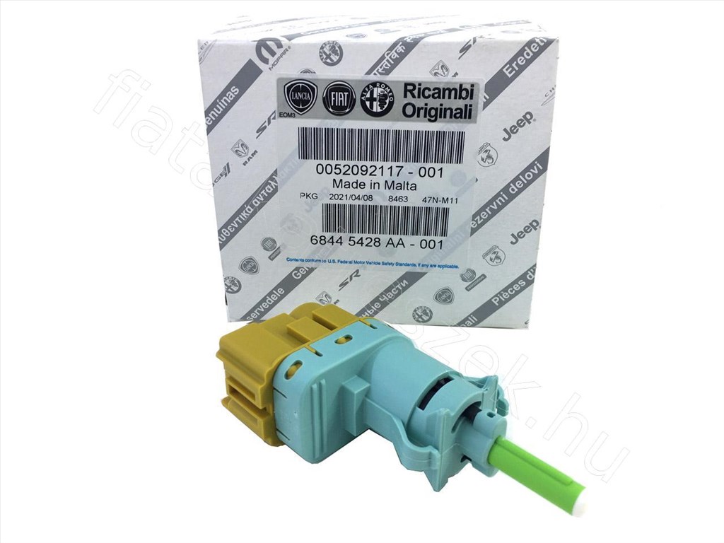 Féklámpa kapcsoló        - CROMA, JUMPER, DELTA, SPIDER, DISCOVERY, GRANDE - 52092117 -  - FIAT eredeti Eredeti új 52092117 2. kép