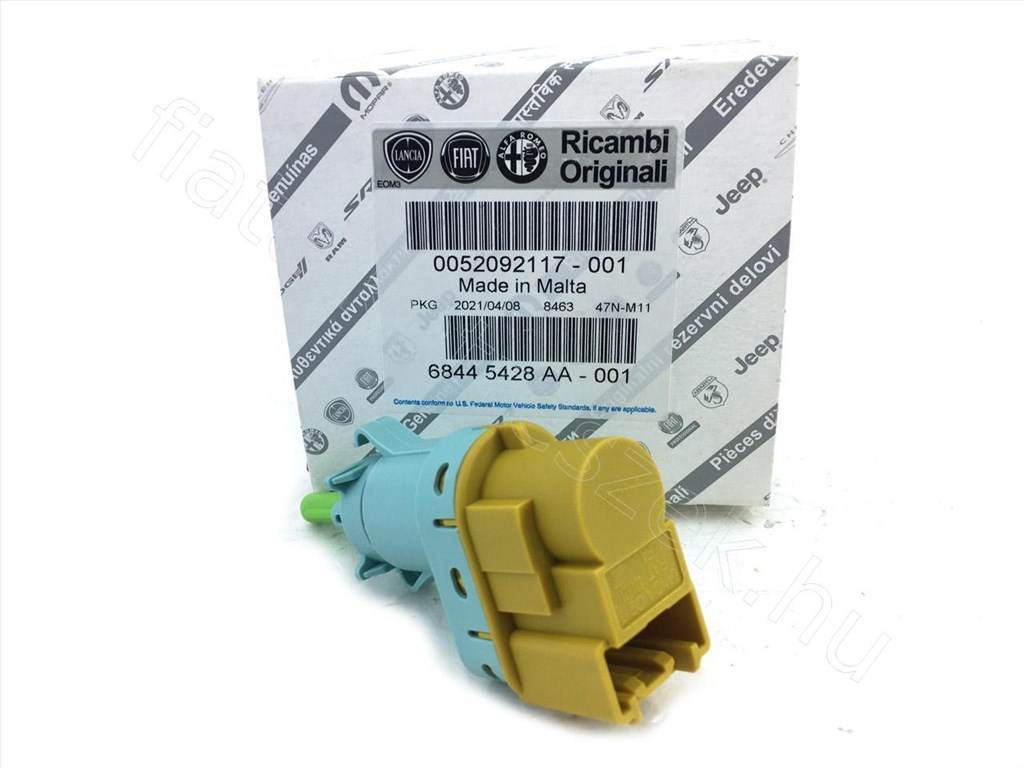 Féklámpa kapcsoló        - CROMA, JUMPER, DELTA, SPIDER, DISCOVERY, GRANDE - 52092117 -  - FIAT eredeti Eredeti új 52092117 3. kép