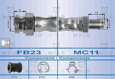 GUMIFÉKCSÖ ELSÖ VISSZAJEL.VEZETÖREGATA - REGATA, IBIZA, RONDA, UNO, RITMO, MALAGA - AK.8355 -  - Akron Utángyártott új 8355