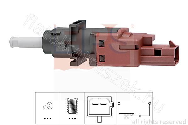 KAPCSOLÓ, KUPLUNG MŰKÖDTETÉS (TEMPOMAT) - CROMA, JUMPER, DELTA, SPIDER, 156, MUSA - 1.810.170, 1-810-170 -  - EPS Egyéb 810 1. kép