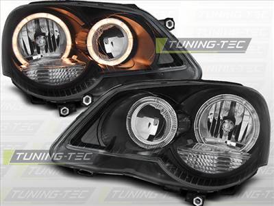 VW POLO 9N3 04.05-09 ANGEL EYES BLACK Tuning-Tec Fényszóró