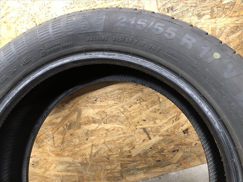  215/55/17 Continental nyári gumi jó állapotban 215 55 17 7. kép