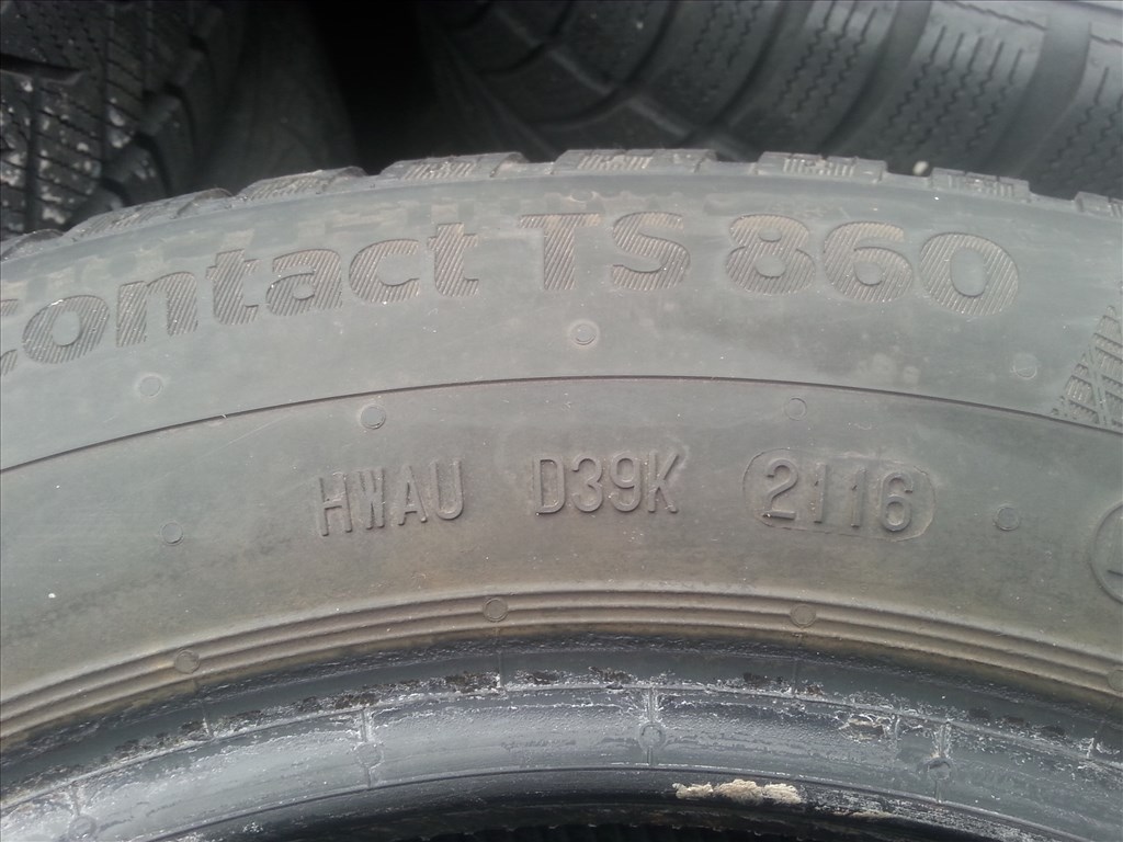  165/70R14 Continental winter contact TS860 téli gumi garnitúra 8. kép