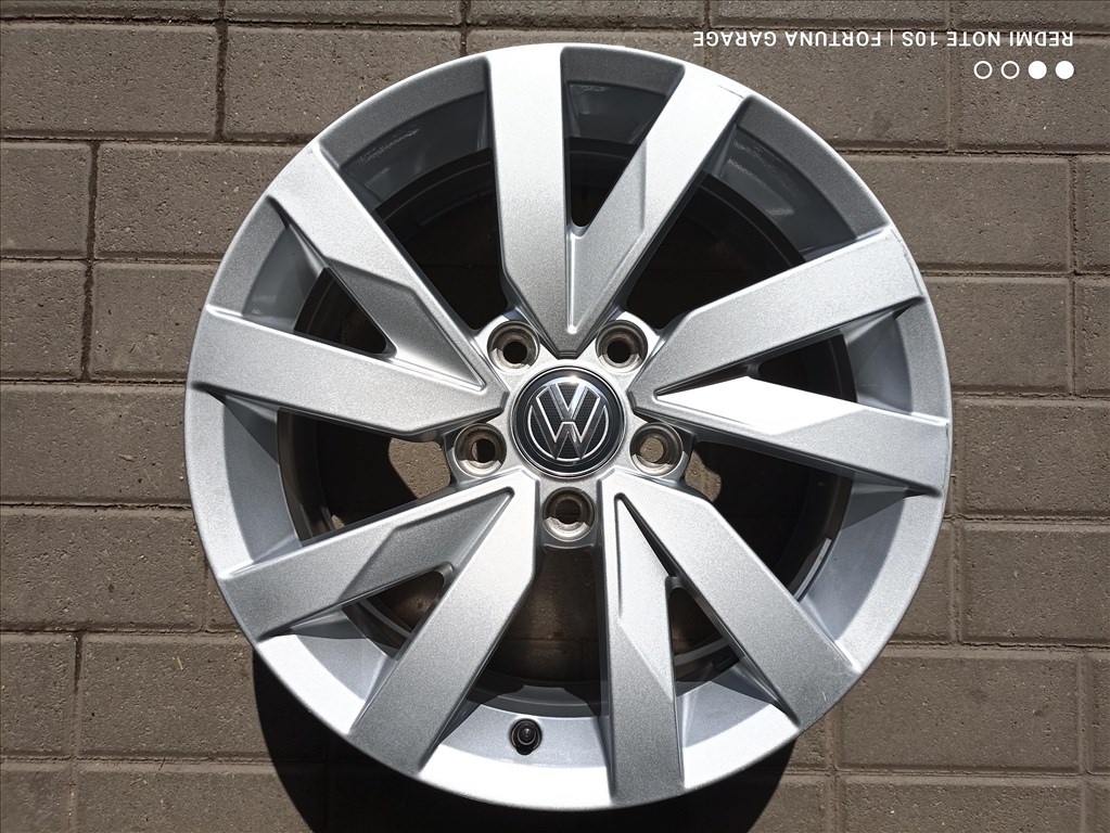 5x112 16" Volkswagen használt alufelni garnitúra 4. kép