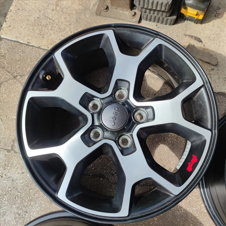 5x127 17 ÚJ! Gyári Jeep polír alufelni 250000ft a 4db/200/ 1. kép