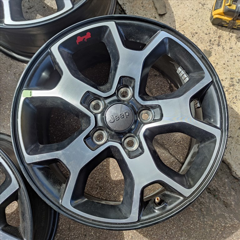 5x127 17 ÚJ! Gyári Jeep polír alufelni 250000ft a 4db/200/ 3. kép
