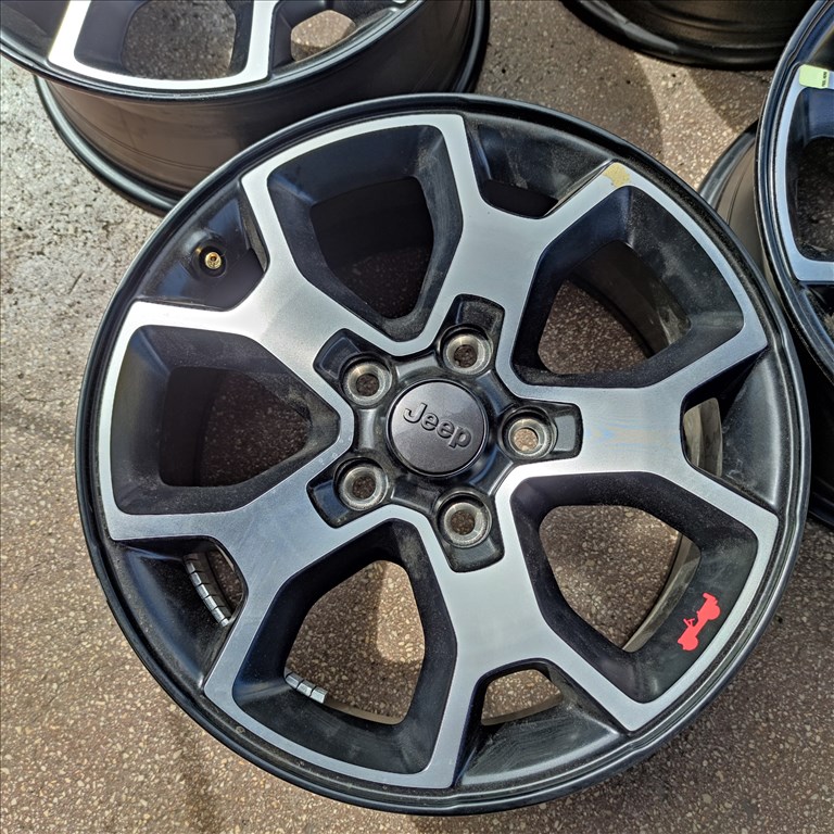 5x127 17 ÚJ! Gyári Jeep polír alufelni 250000ft a 4db/200/ 4. kép