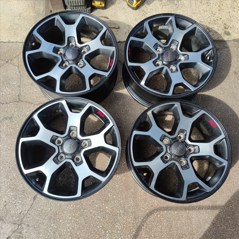 5x127 17 ÚJ! Gyári Jeep polír alufelni 250000ft a 4db/200/ 5. kép